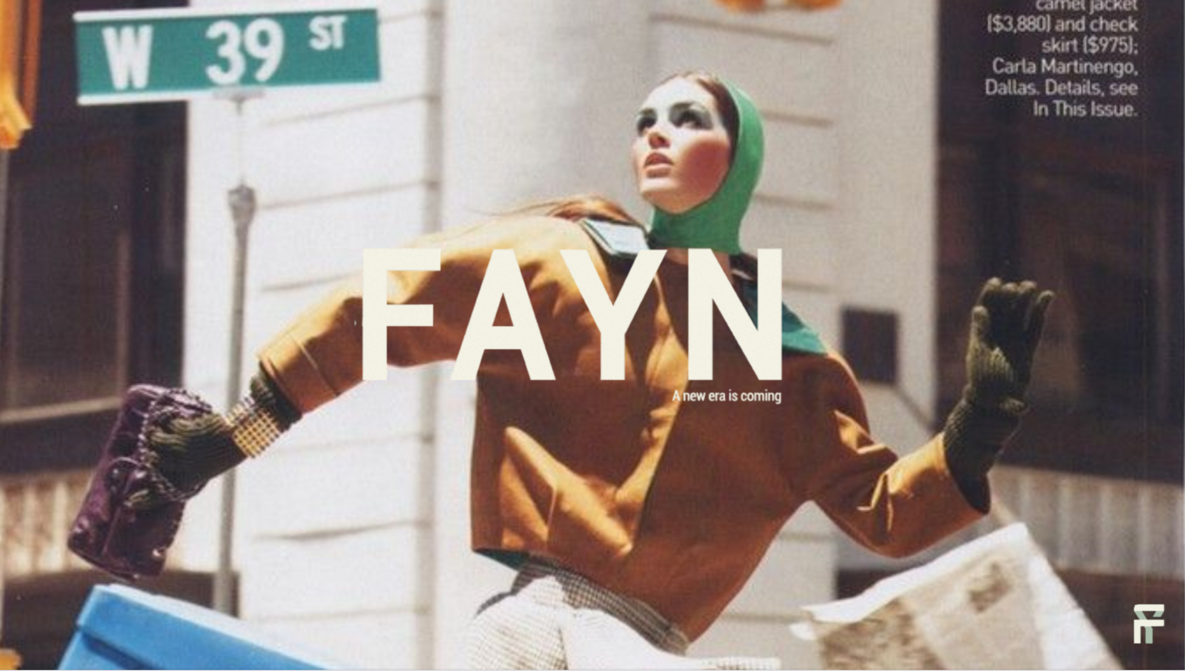 FAYN Fashion Editorial - Green Headscarf